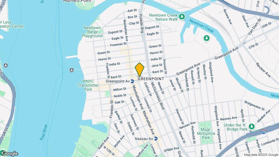 163 Greenpoint Ave Map and Location Details