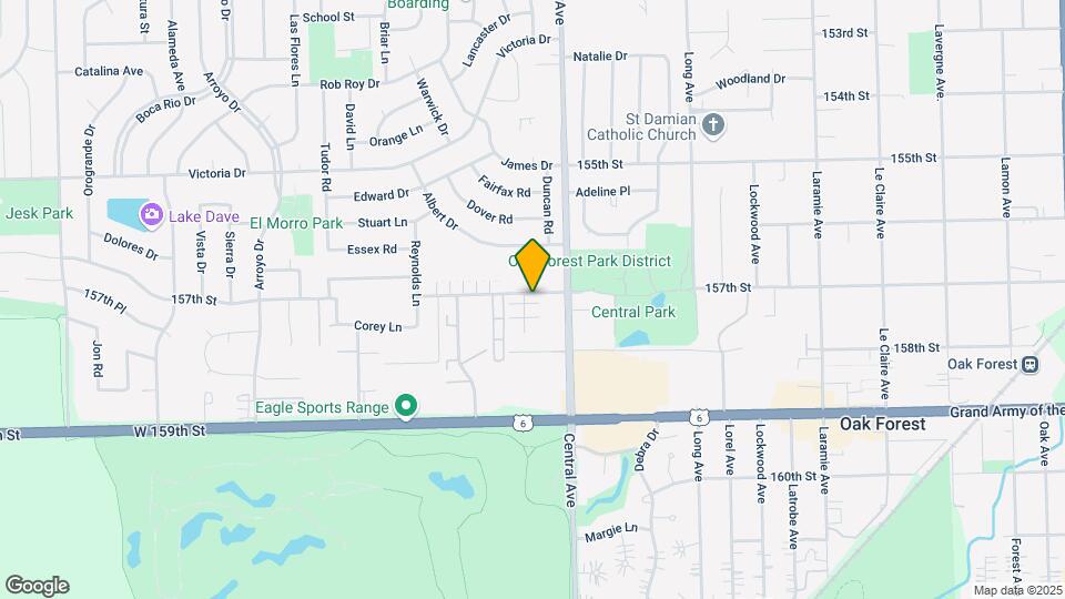15701 Independence Ct Map and Location Details