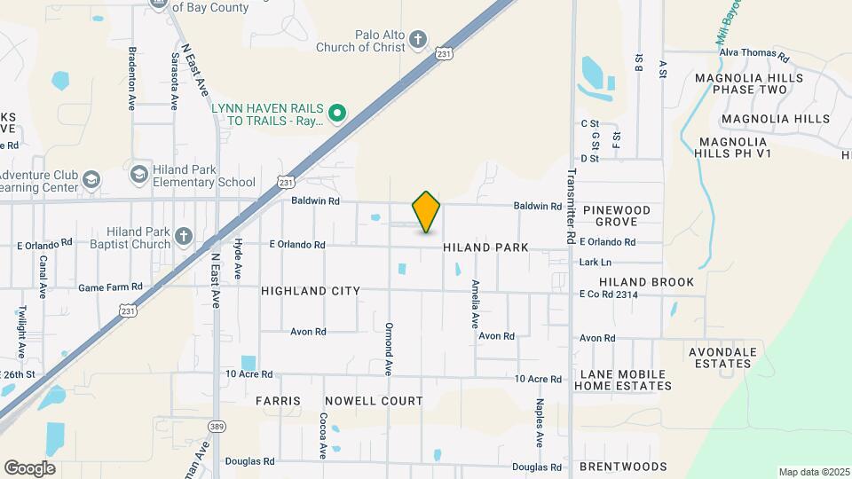 3129 E Orlando Rd Map and Location Details