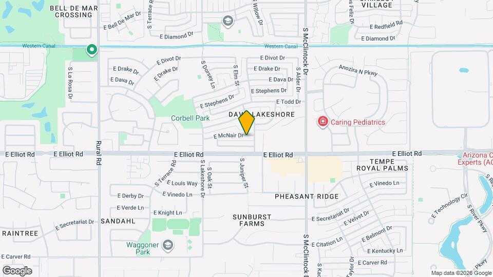 1449 E McNair Dr Map and Location Details