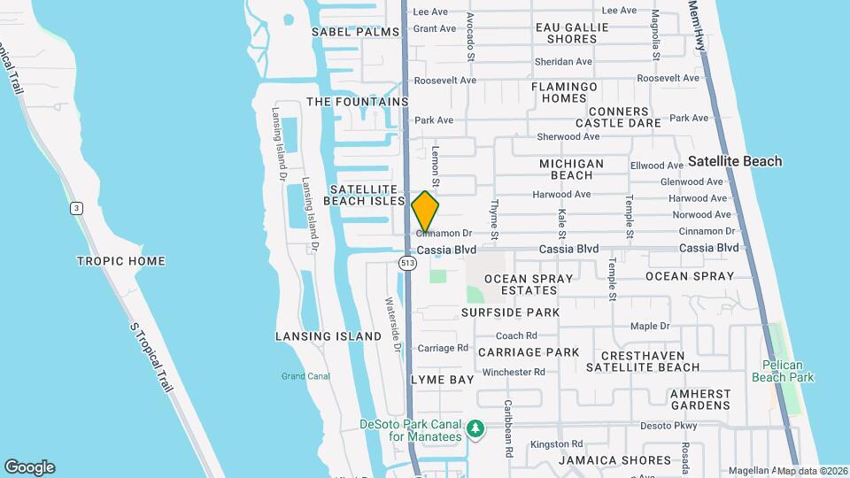 595 Cinnamon Dr Map and Location Details