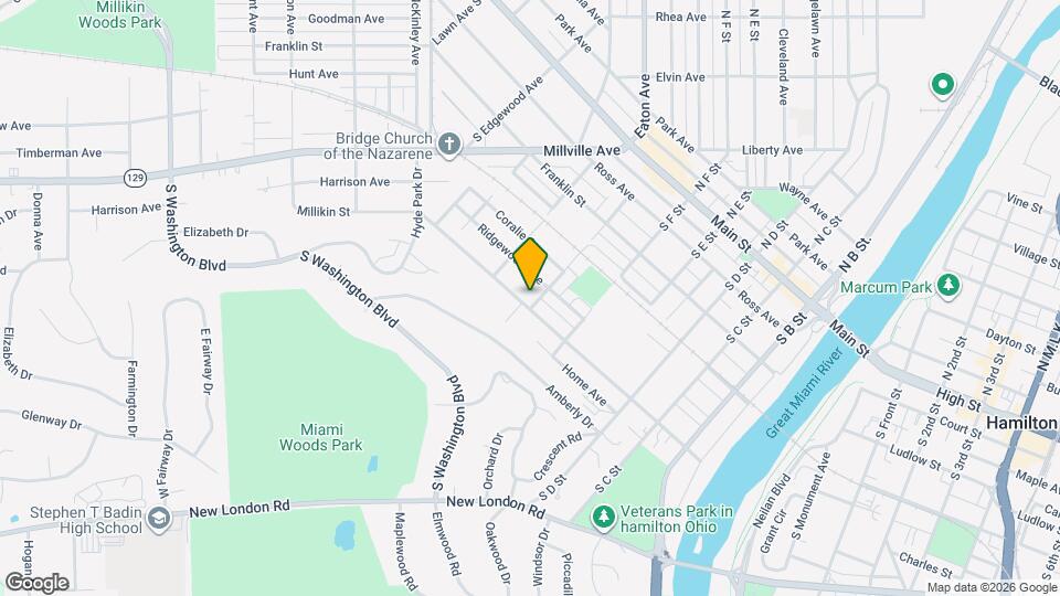 439 S G St, Unit 203 Map and Location Details