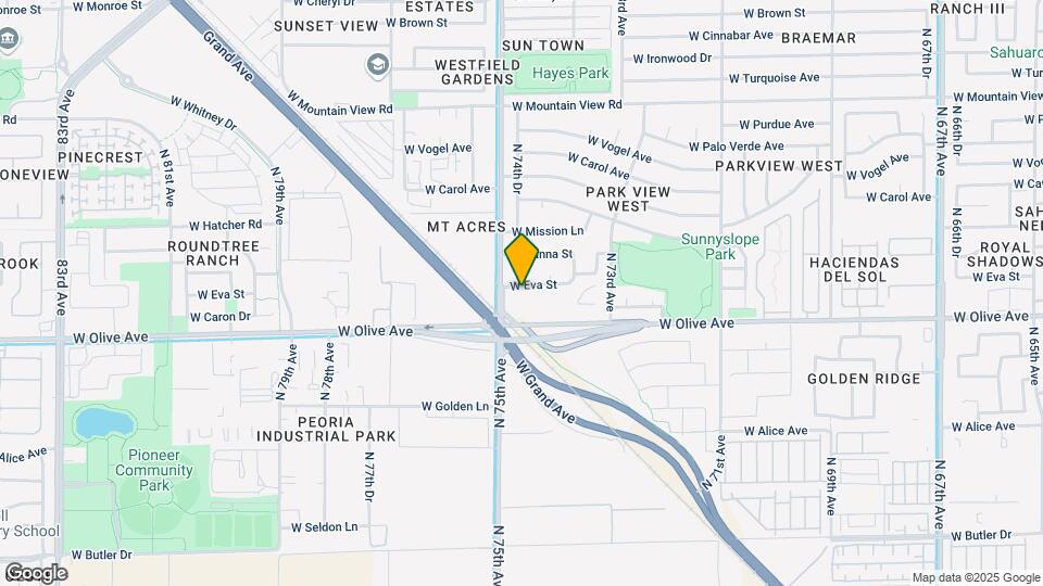 7445 W Eva St Map and Location Details