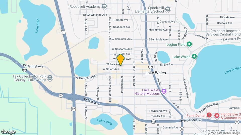 104 W Stuart Ave Map and Location Details