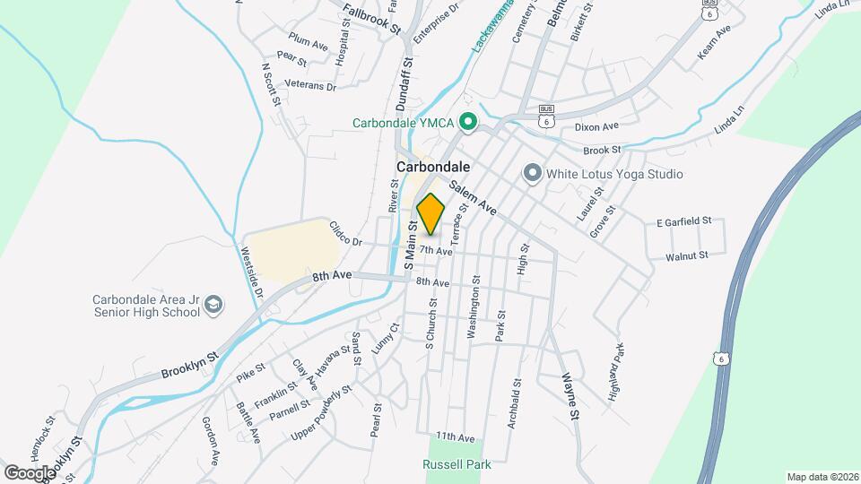 26 S Church St, Unit 1 Mapa y Detalles de la Ubicación