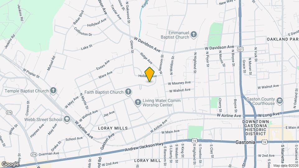 1016 W Mauney Ave Map and Location Details