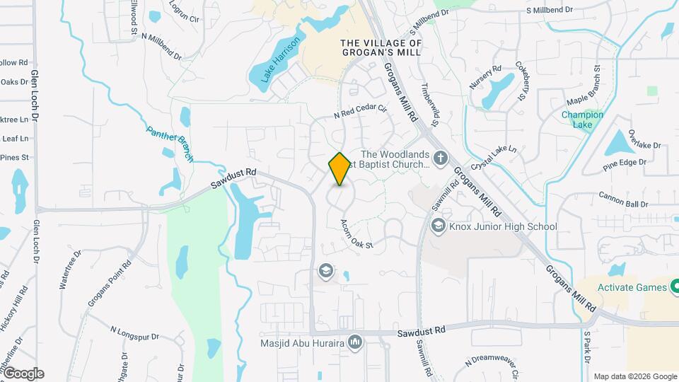 12012 N Blackjack Oak Cir Map and Location Details