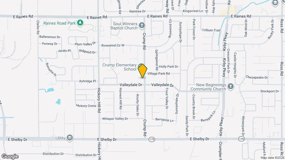 4439 Crump Rd Map and Location Details