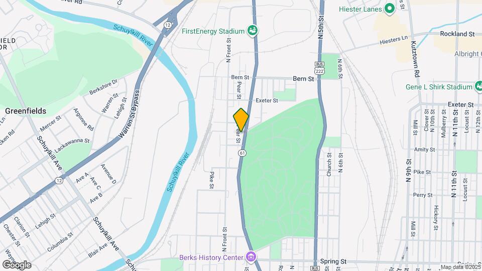 1524 Centre Ave Map and Location Details