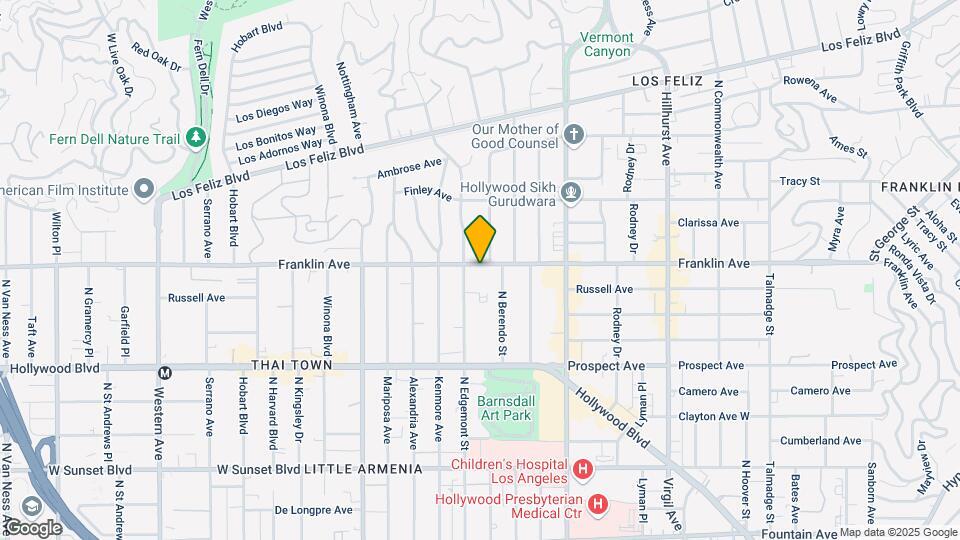 4826 Franklin Ave Map and Location Details