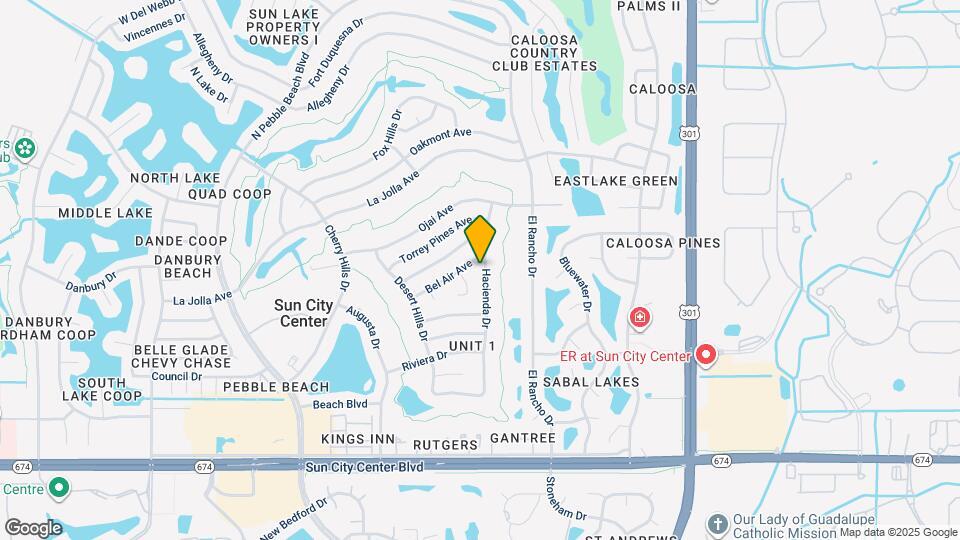 1216 Hacienda Dr Map and Location Details