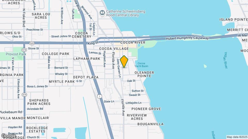 630 S Brevard Ave Map and Location Details
