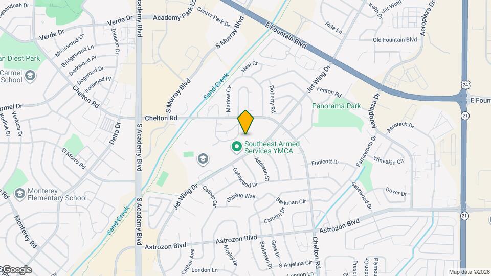 4375 Hunting Meadows Cir Map and Location Details