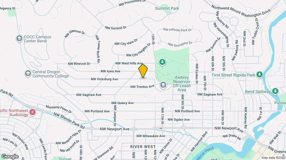 1279 NW Vicksburg Ave Mapa y Detalles de la Ubicación