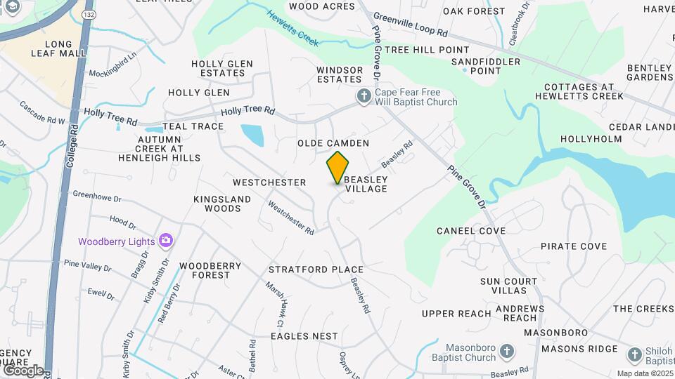 404 Beasley Rd Map and Location Details