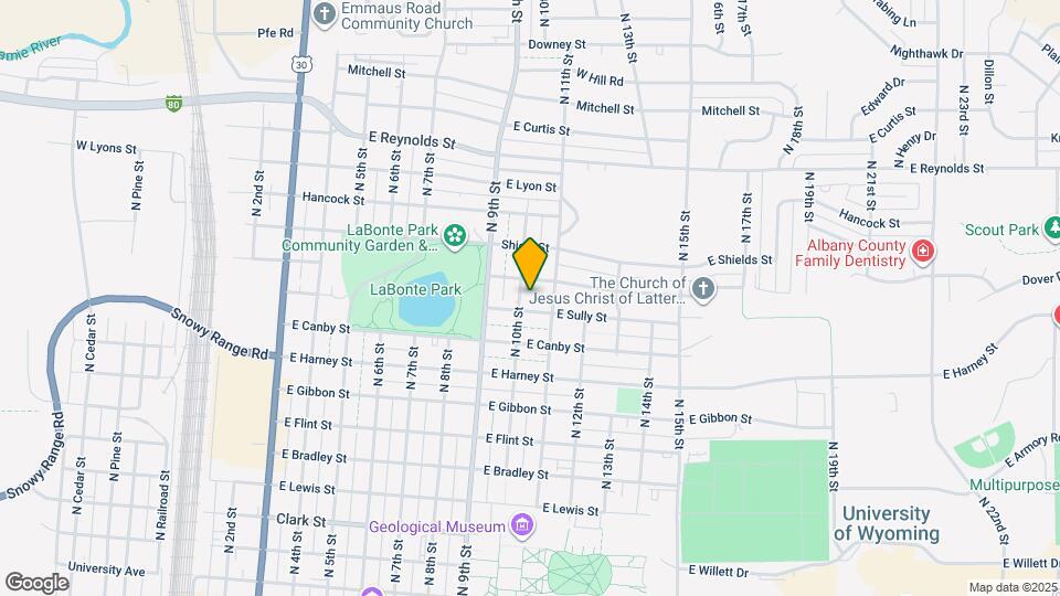 1059 N 10th St Map and Location Details