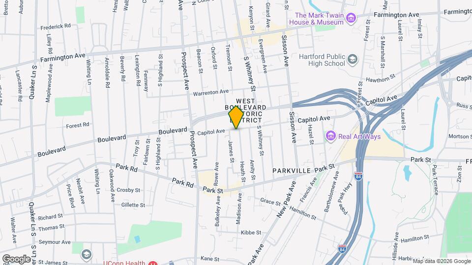 1037 Capitol Ave, Unit 2E Map and Location Details