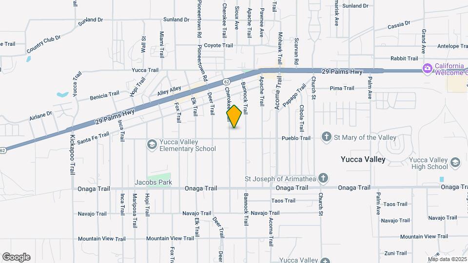 7475 Cherokee Trail, Unit 7475&1/2CherokeeTrail Map and Location Details