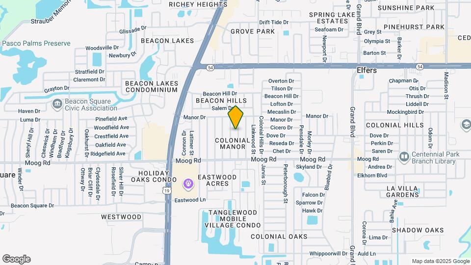 3625 Hendrix St Map and Location Details