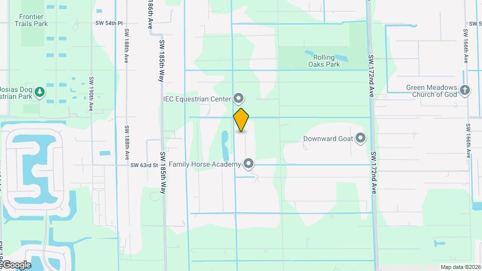 6101 SW 180th Terrace Map and Location Details