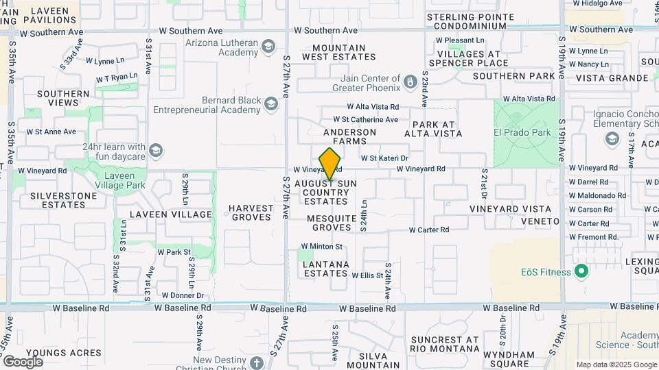 2529 W Darrel Rd Map and Location Details