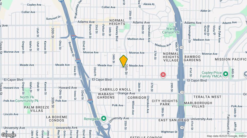 4368-72 35th St Map and Location Details