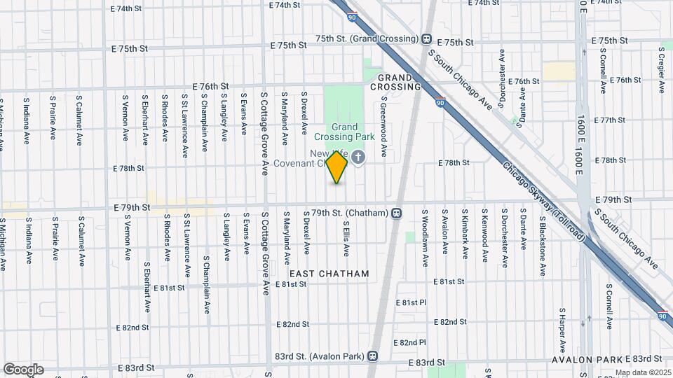 7844 S Ellis Ave Map and Location Details