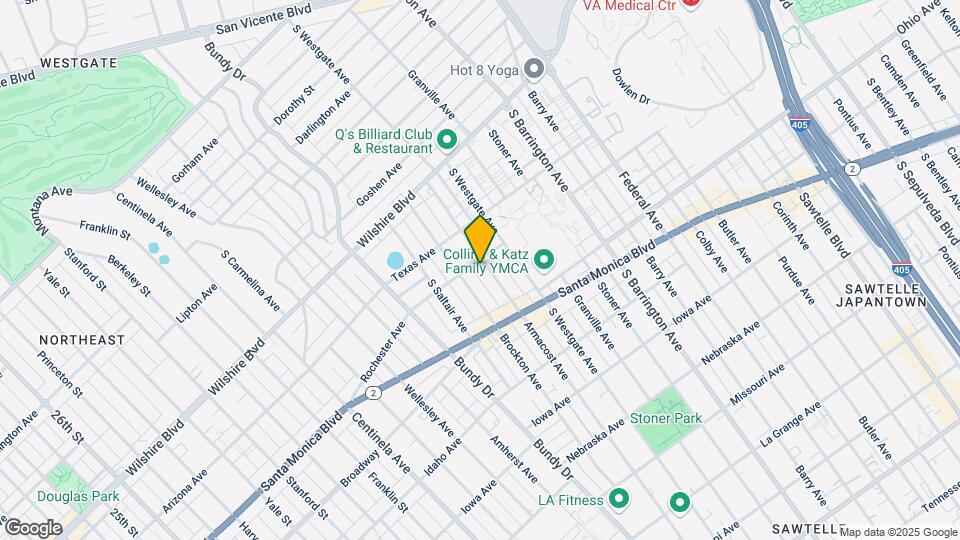 1409 Armacost Ave Map and Location Details