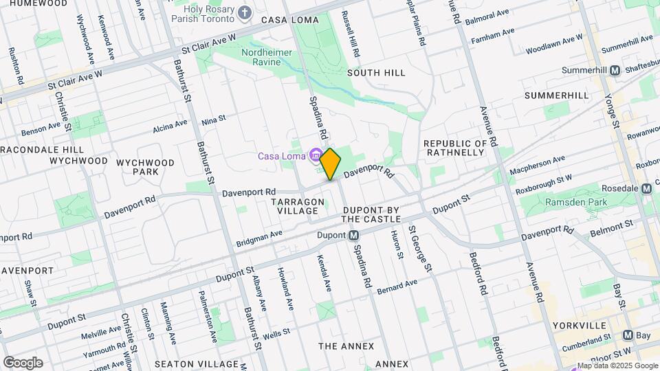 521 Davenport Rd Map and Location Details