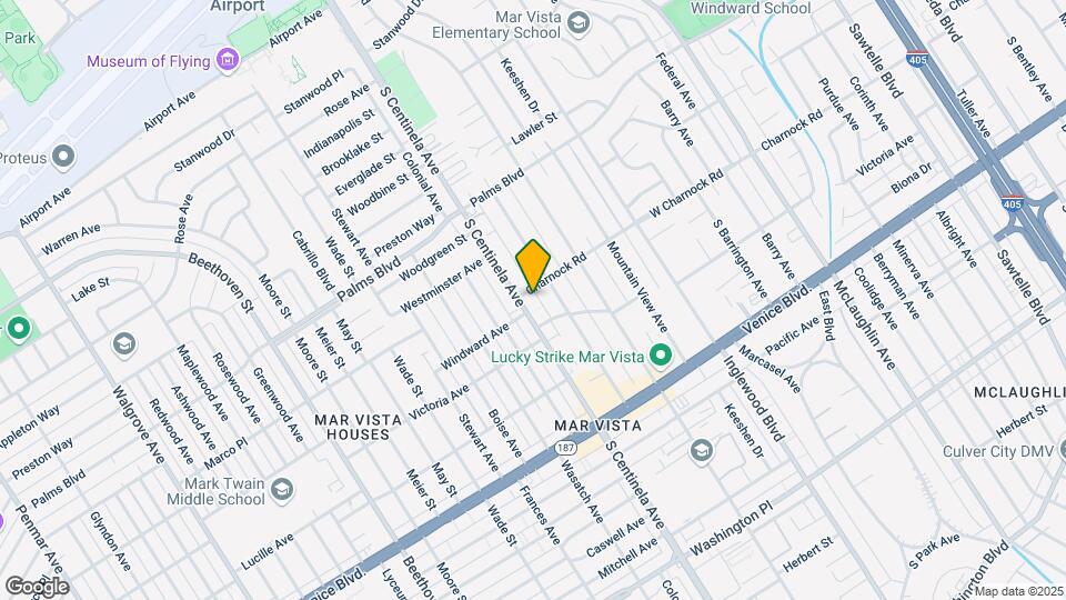 3608-3614 S Centinela Ave Mapa y Detalles de la Ubicación
