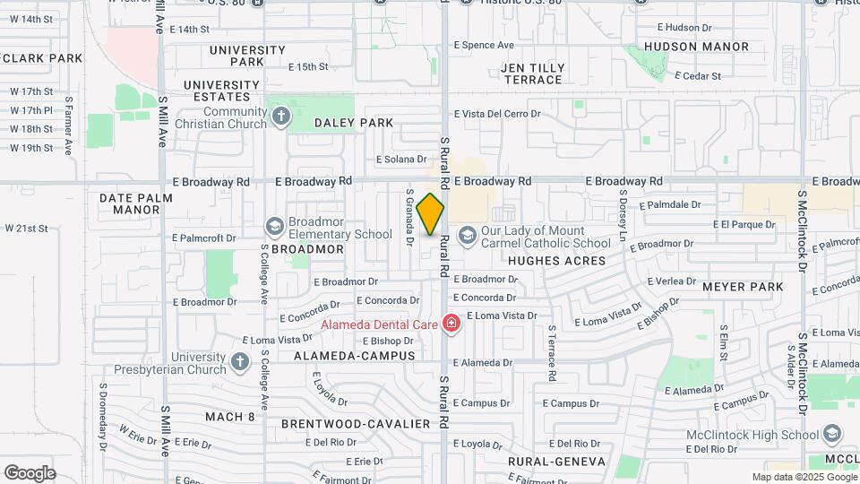 810 E Redondo Dr, Unit 810 Mapa y Detalles de la Ubicación