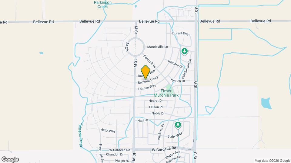 527 Beckman Way Map and Location Details