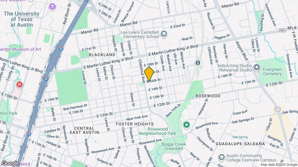 2305 E 16th St Map and Location Details