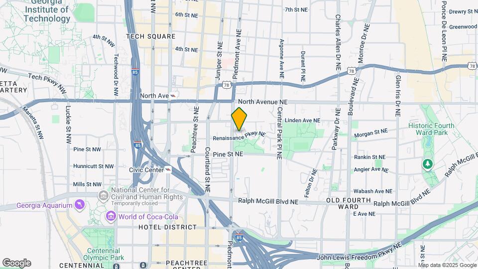 Waterford On Piedmont Mapa y Detalles de la Ubicación