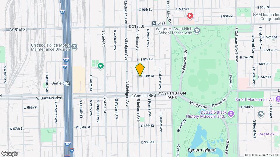 5407 S Indiana Ave Map and Location Details