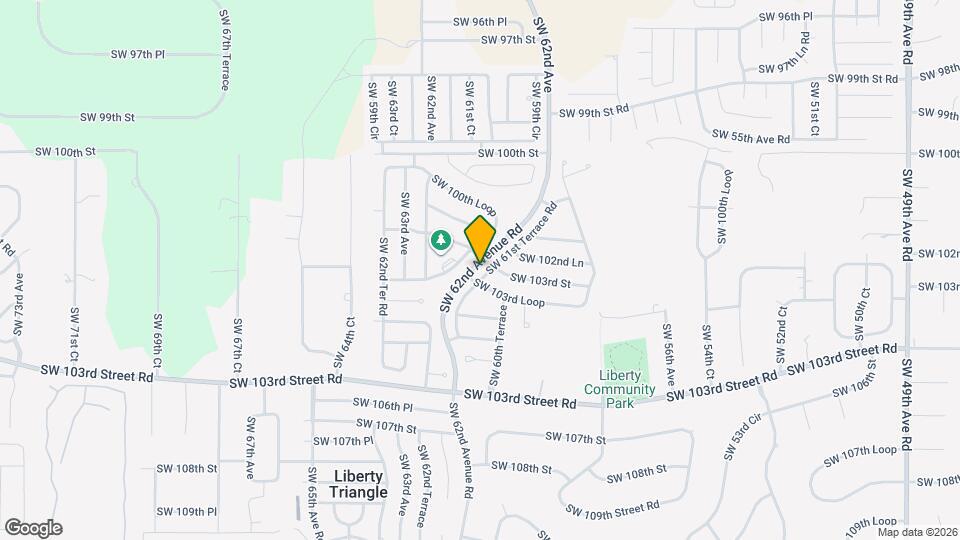 10312 SW 61st Terrace Rd Map and Location Details