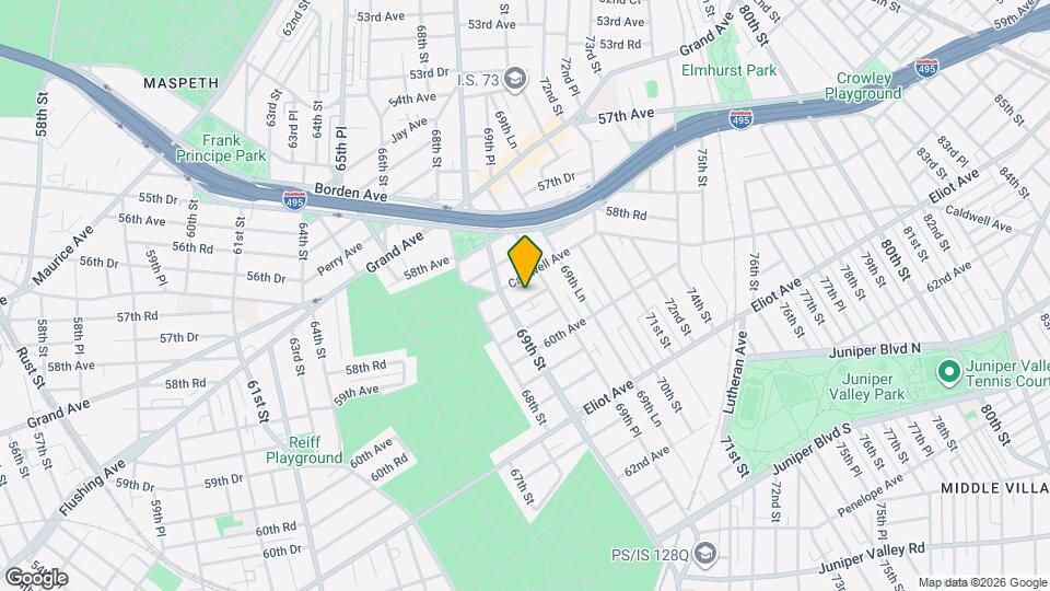 69-23 59th Rd Mapa y Detalles de la Ubicación