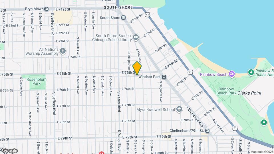 7515 S Essex Ave Map and Location Details