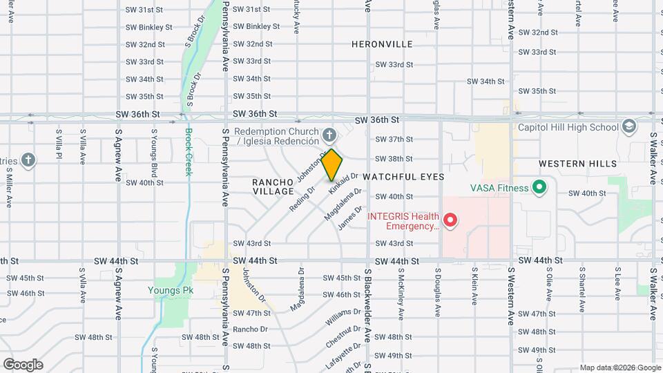 1345 Kinkaid Dr Map and Location Details