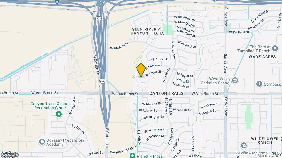 458 N 168th Ln Map and Location Details