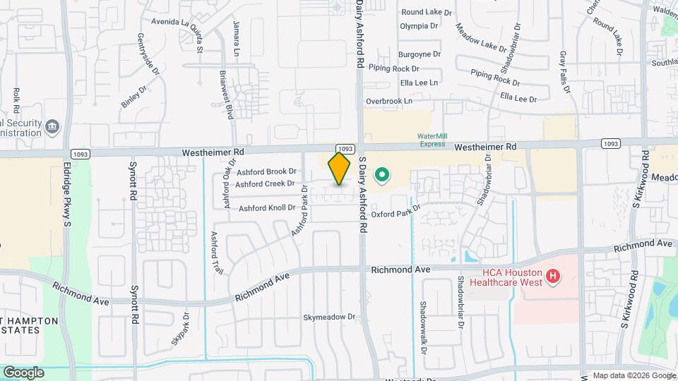12602 Ashford Meadow Dr Map and Location Details