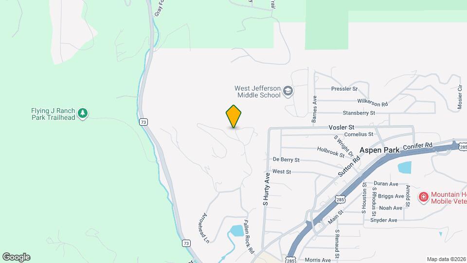 9538 Fallen Rock Rd Map and Location Details