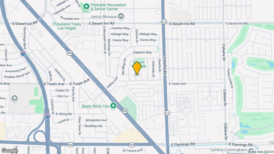 3654 Vista Del Monte Dr Map and Location Details