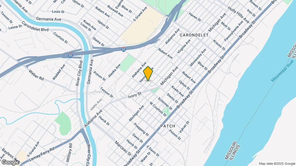 7613 Virginia Ave Map and Location Details