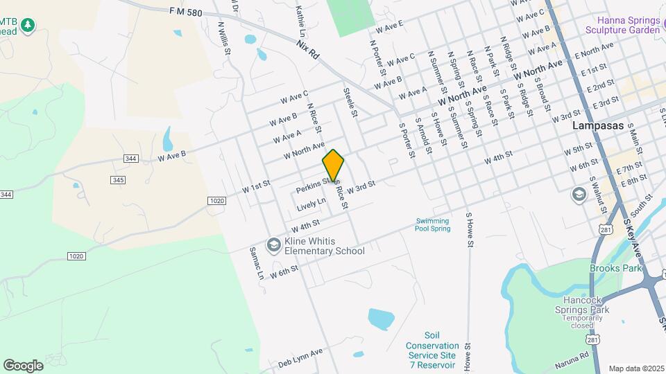 222 S Rice St Map and Location Details