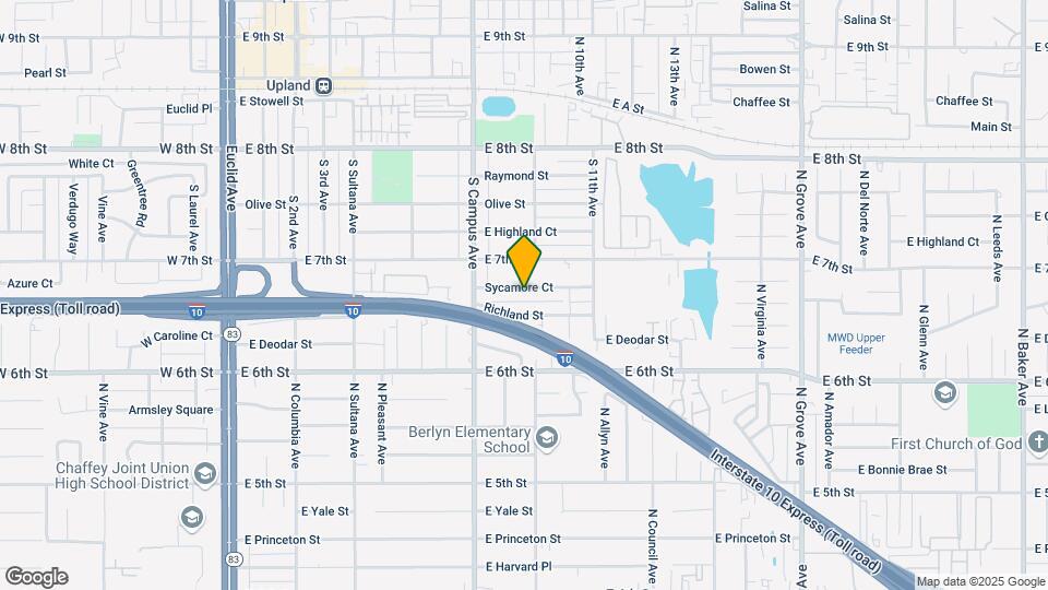 866 E Sycamore Ct Map and Location Details