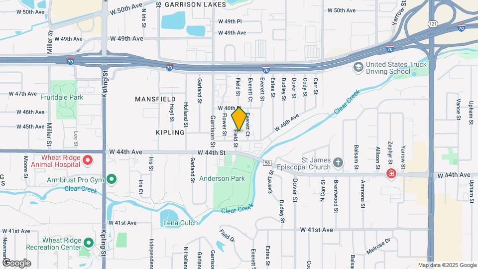 4510 Field St Map and Location Details
