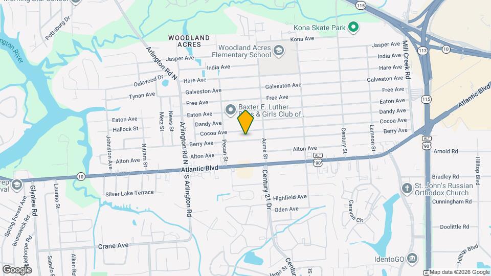7923 Berry Ave Map and Location Details