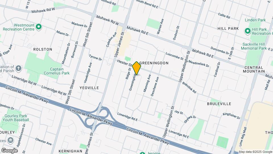 25 Greeningdon Dr Map and Location Details