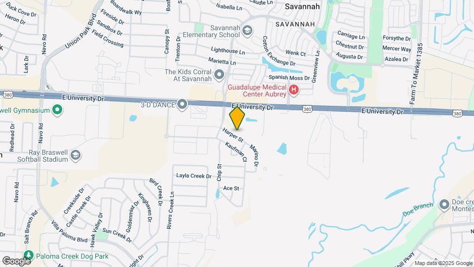 3417 Harper St Map and Location Details